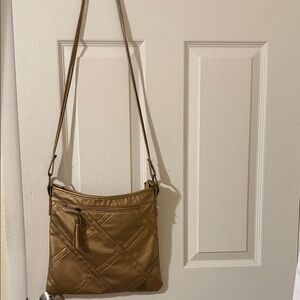 ROXY Gold Crossbody Bag